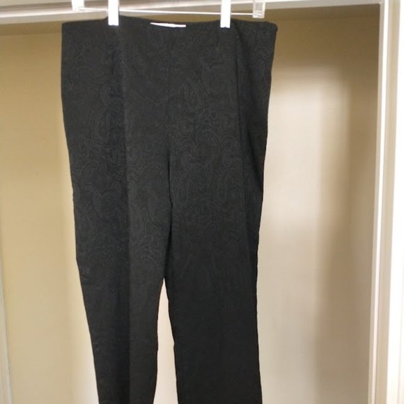 DRESS PANTS - Slacks Pants - Jones New York Black Dress Slacks - size 14 - Picture 1 of 3